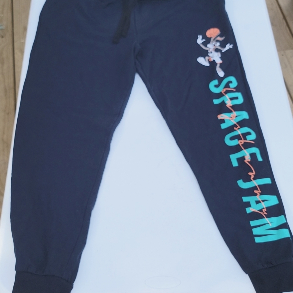 Space jam XXL men's joggers navy blue